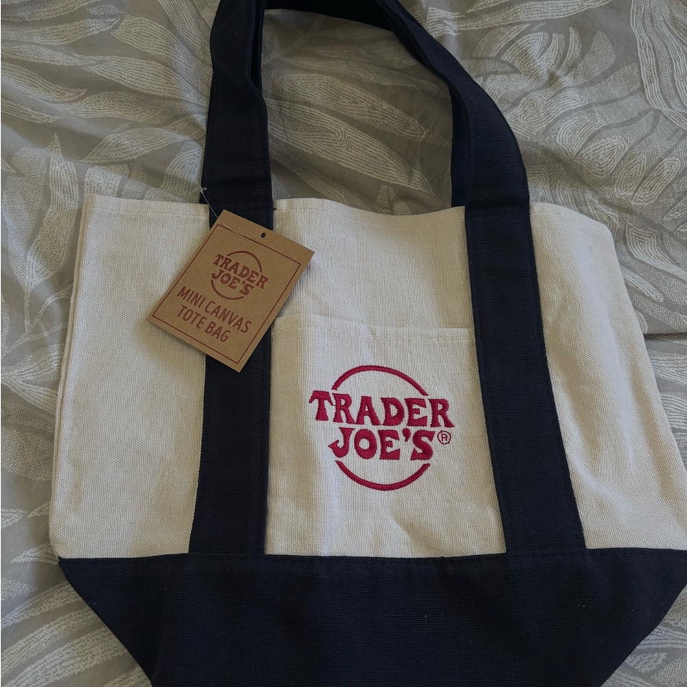 Trader Joe's Mini Canvas Tote Bag